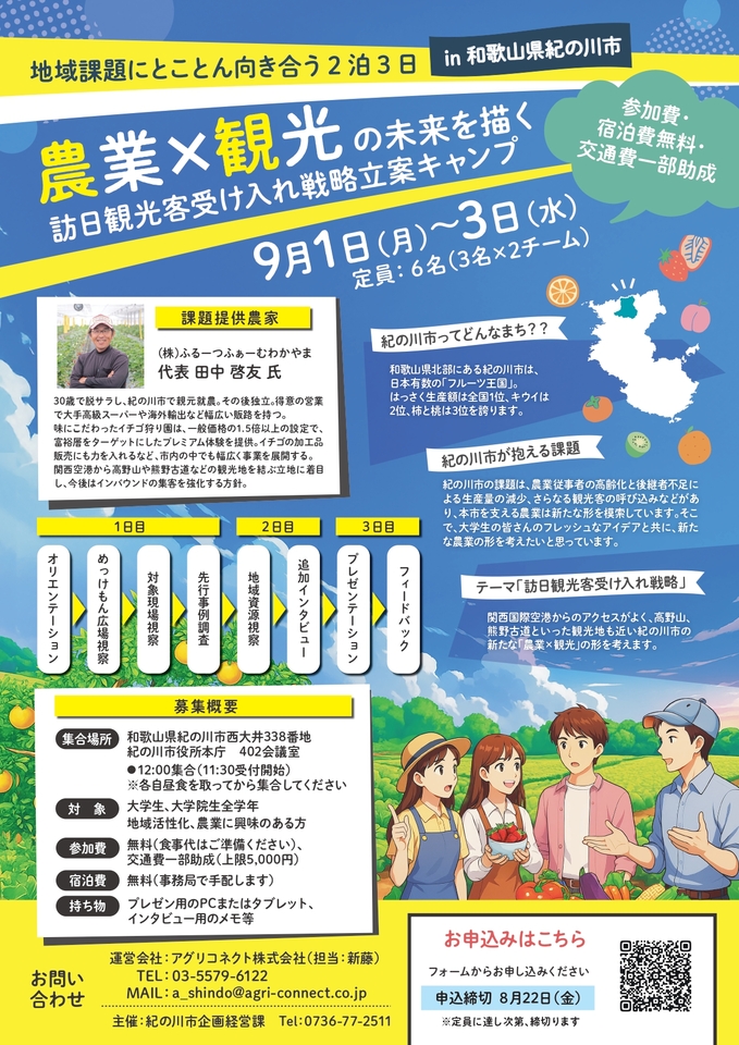 農業×観光の未来を描く in 和歌山県紀の川市